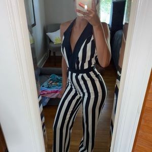 Striped jumpsuit!